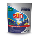 Sun Professional Optimum All in One, Spülmaschinenkapseln mit Klarspüler und Salz | Packung (52 Tabs)