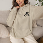 Lotus-Mandala-Hoodie mit Om-Symbol – Spirituelles Yoga-Sweatshirt