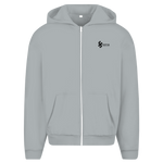 Herren Oversize Zipper Hoodie Jesus Herz
