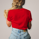 Christliches Damen T-Shirt mit Jesus-Herz-Print