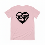 Christliches Damen T-Shirt mit Jesus-Herz-Print