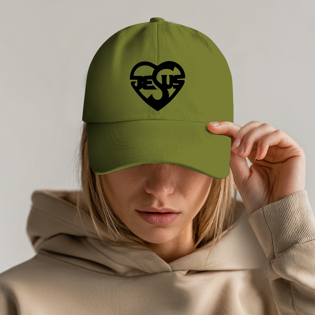 Christliche Basecap aus 100% Bio-Baumwolle