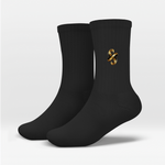 Premium Crew Socken mit exklusivem Gold-Logo