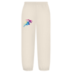 Unisex Jogginghose mit dynamischem Polygon-Runner-Print