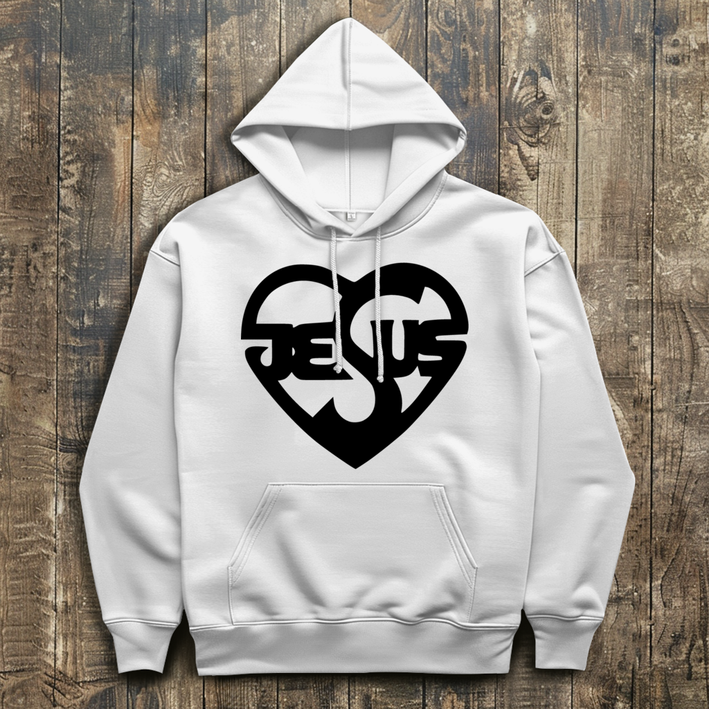 Herren Hoodie mit Jesusmotiv – Glaube & Style