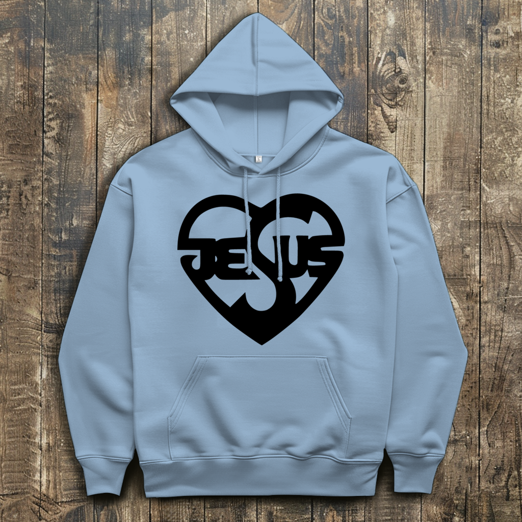 Herren Hoodie mit Jesusmotiv – Glaube & Style