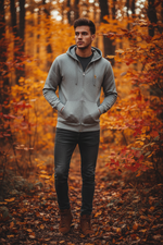 Herren Zipper Hoodie