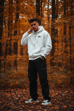 Herren Oversize Zipper Hoodie mit Jesusmotiv – Glaube & Style