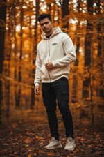 Herren Oversize Zipper Hoodie mit Jesusmotiv – Glaube & Style