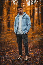 Herren Oversize Zipper Hoodie mit Jesusmotiv – Glaube & Style