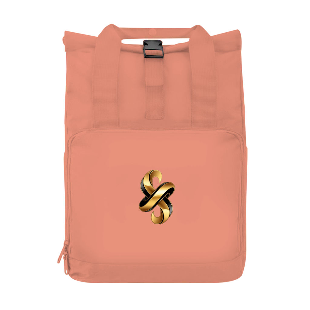 Rucksack mit Seitentasche und ESTID-Logo – Nachhaltiger Daypack