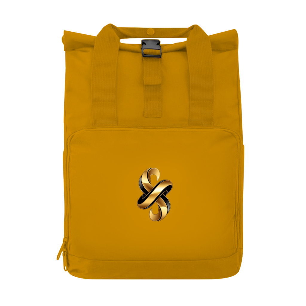 Rucksack mit Seitentasche und ESTID-Logo – Nachhaltiger Daypack