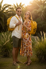 Flexibler Christlicher Roll-Top Rucksack mit Jesus-Herz