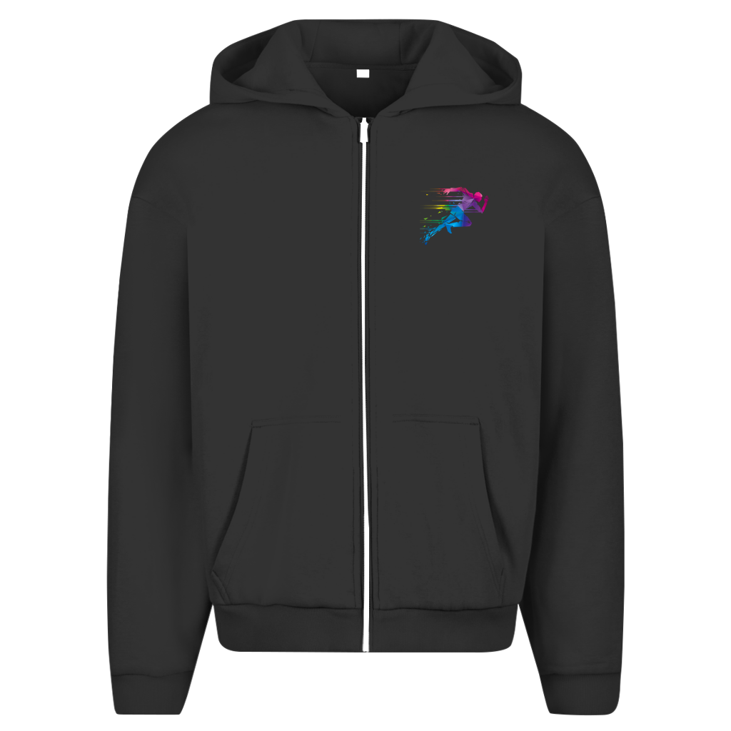 ESTID Herren Kapuzenjacke mit Läufer-Motiv | Sport & Casual