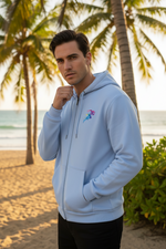 ESTID Herren Kapuzenjacke mit Läufer-Motiv | Sport & Casual