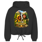 Damen Cropped Hoodie „Adventure Together“ | Sustainable Streetwear