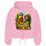 Damen Cropped Hoodie „Adventure Together“ | Sustainable Streetwear