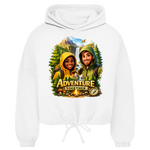 Damen Cropped Hoodie „Adventure Together“ | Sustainable Streetwear