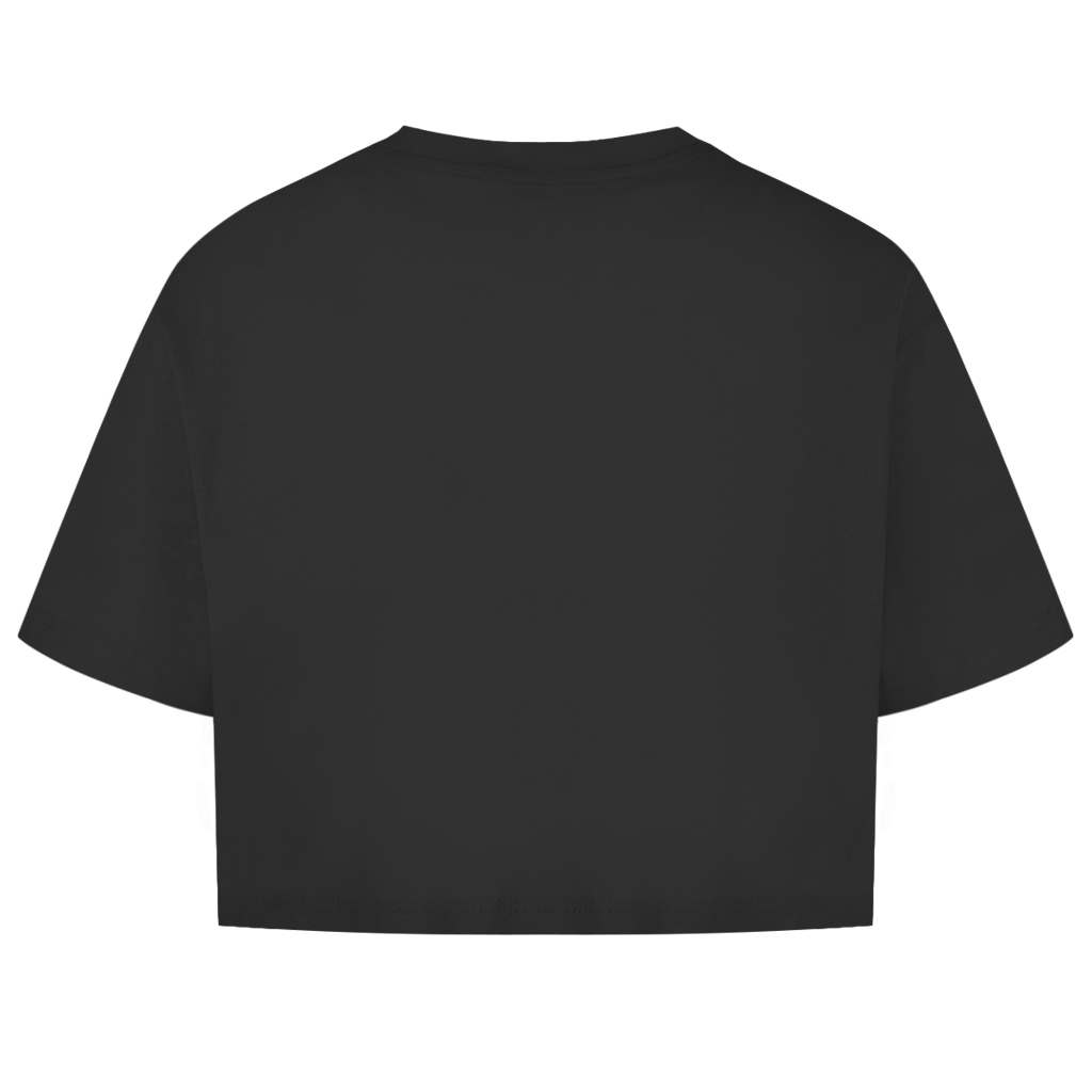 Lässiges Damen Fitness Crop Shirt „Adventure Together“ | ESTID