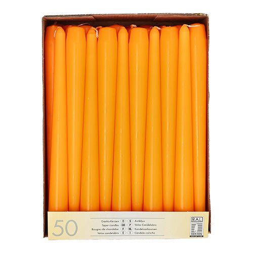 Starpak 50 Leuchterkerzen Ø 2,2 cm · 25 cm