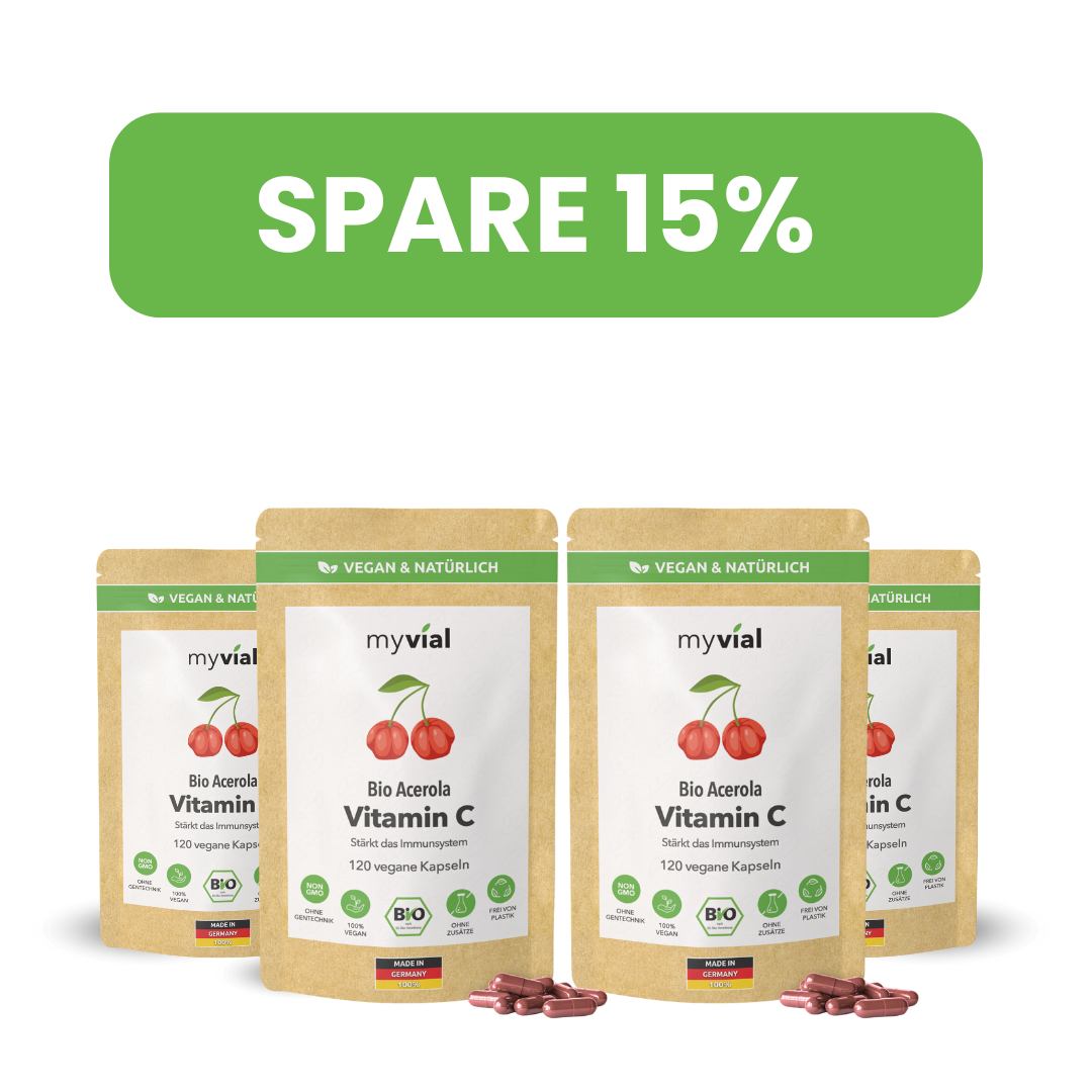 Bio Vitamin C Kapseln aus Acerola