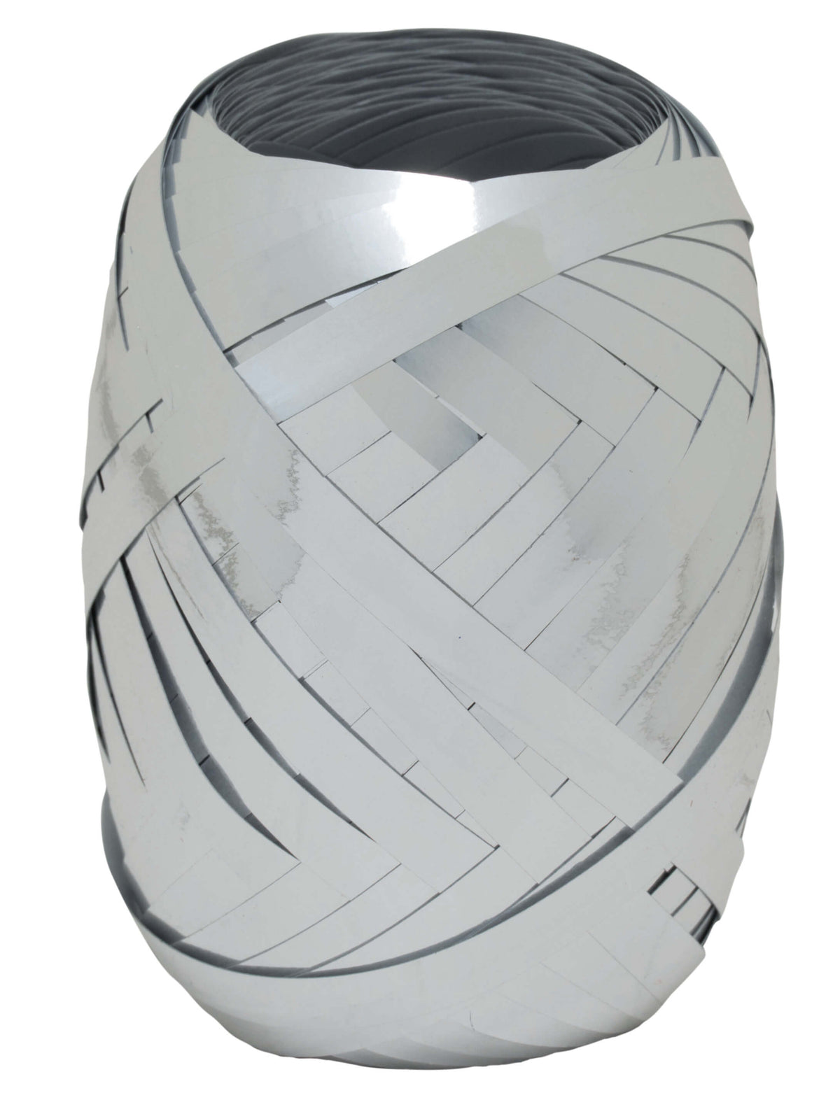 Kräuselband metallic 5mm/20m Silber