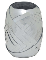 Kräuselband metallic 5mm/20m Silber