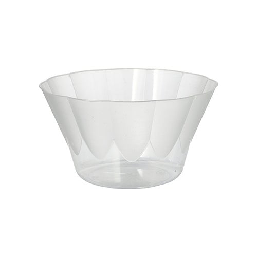 Starpak 10 Eis- und Dessertschalen rund 400 ml Ø 12 cm · 7 cm glasklar | Schrumpffolie (10 Stück)