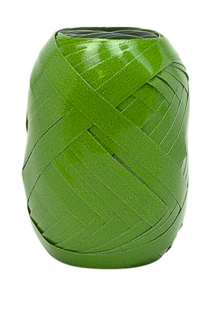 Kräuselband Neonlack 7mm/15m Grün