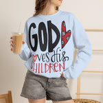 Gott liebt Seine Kinder Sweatshirt – Faith-Crewneck für Kinder und Familie