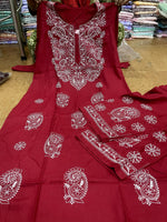 Lucknowi Chikankari Kurta Set In Munich