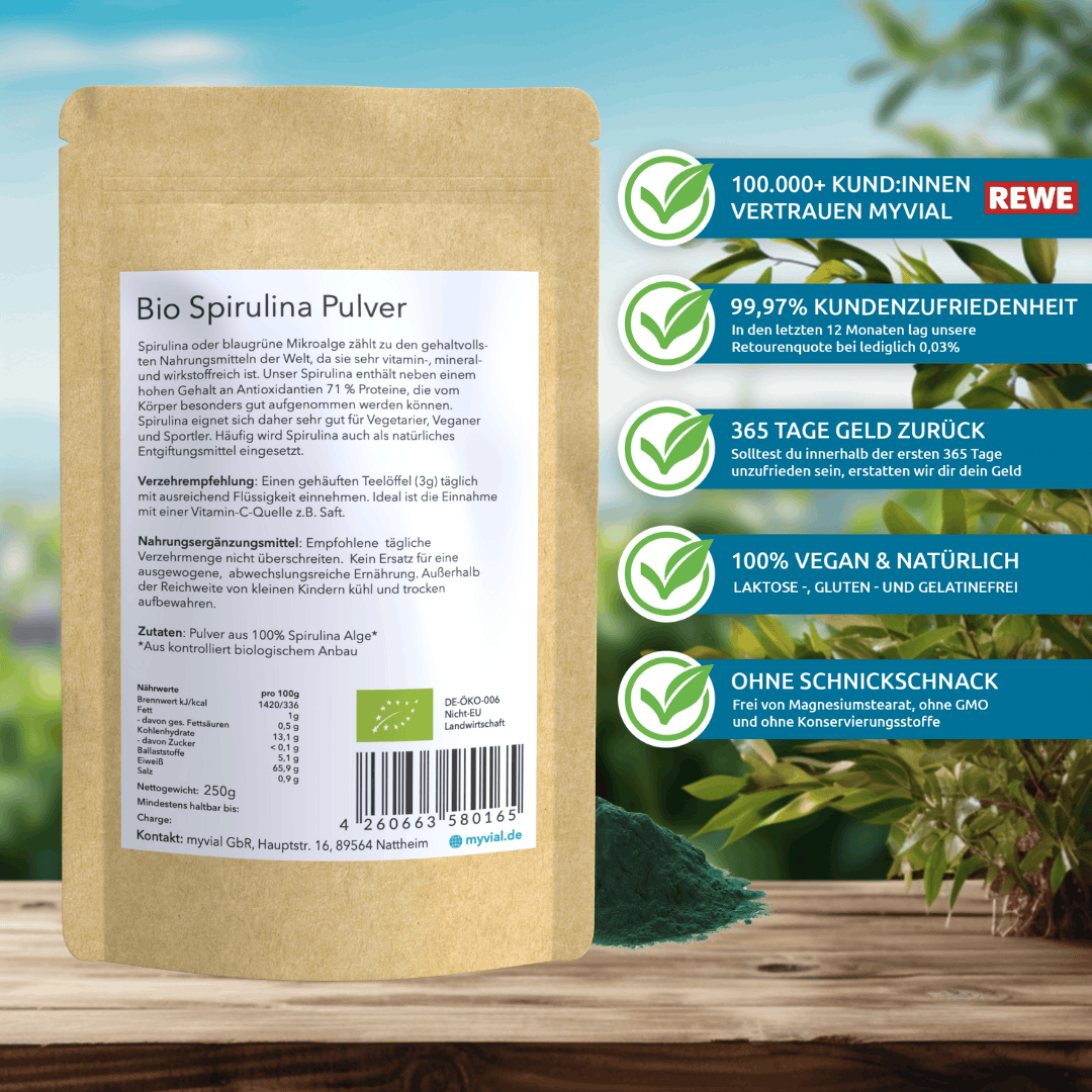 Bio Spirulina Pulver Namma Markt