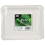 PAPSTAR 250 Teller, Pappe "pure" eckig weiss Namma Markt