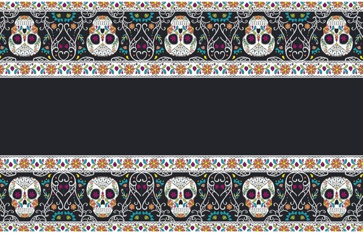 Tischdecke PVC Day of Dead 137x213cm