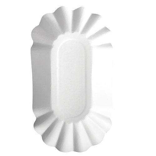 PAPSTAR 250 Schalen, Pappe "pure" oval weiss