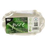 PAPSTAR 250 Schalen, Pappe "pure" oval weiss