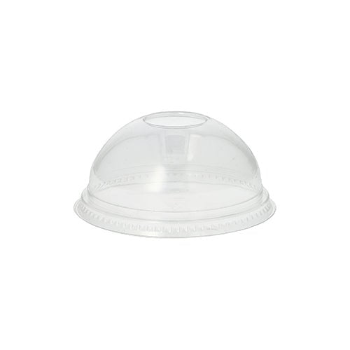 Starpak 50 Dom-Deckel "Hurricane", PET rund glasklar ohne Lochung Ø 9,5 cm - 4,5 cm