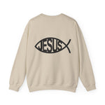 Unisex Heavy Blend Sweatshirt mit Psalm 23 & markantem Backprint