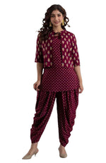 Kurta Dhoti Pant Ethnic Jacket Set In Germany