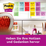 Post-it® Super Sticky Notes, 76 mm x 76 mm, 90 Blatt/Block, 100% PEFC