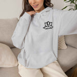 Lotus-Mandala-Hoodie mit Om-Symbol – Spirituelles Yoga-Sweatshirt