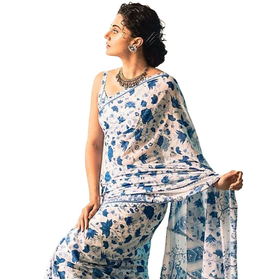 Linen Saree