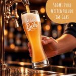 Stölzle Lausitz Weizenglas "Premium Bier" mit Namen