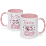Bedruckte Tasse mit Spruch Tanten sind wie Mamas