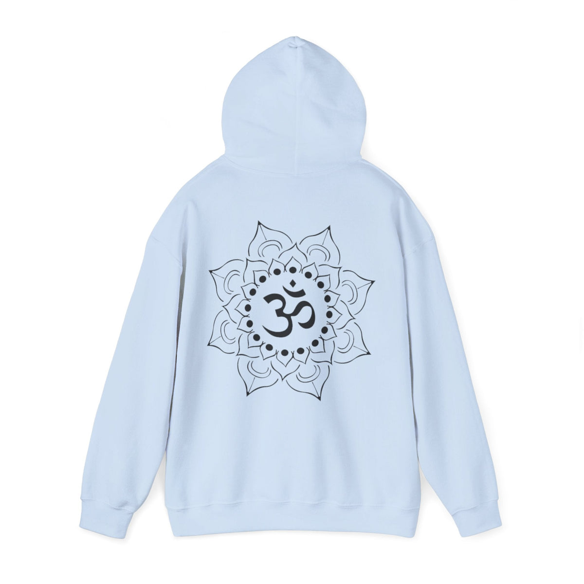 Lotus-Mandala-Hoodie mit Om-Symbol – Spirituelles Yoga-Sweatshirt