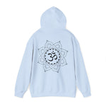 Lotus-Mandala-Hoodie mit Om-Symbol – Spirituelles Yoga-Sweatshirt