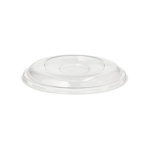 Starpak 50 Dom-Deckel, R-PET rund Ø 15,5 cm · 2,5 cm klar | Schrumpffolie (50 Stück)