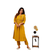 Embroidery Kurta with pant In Germany