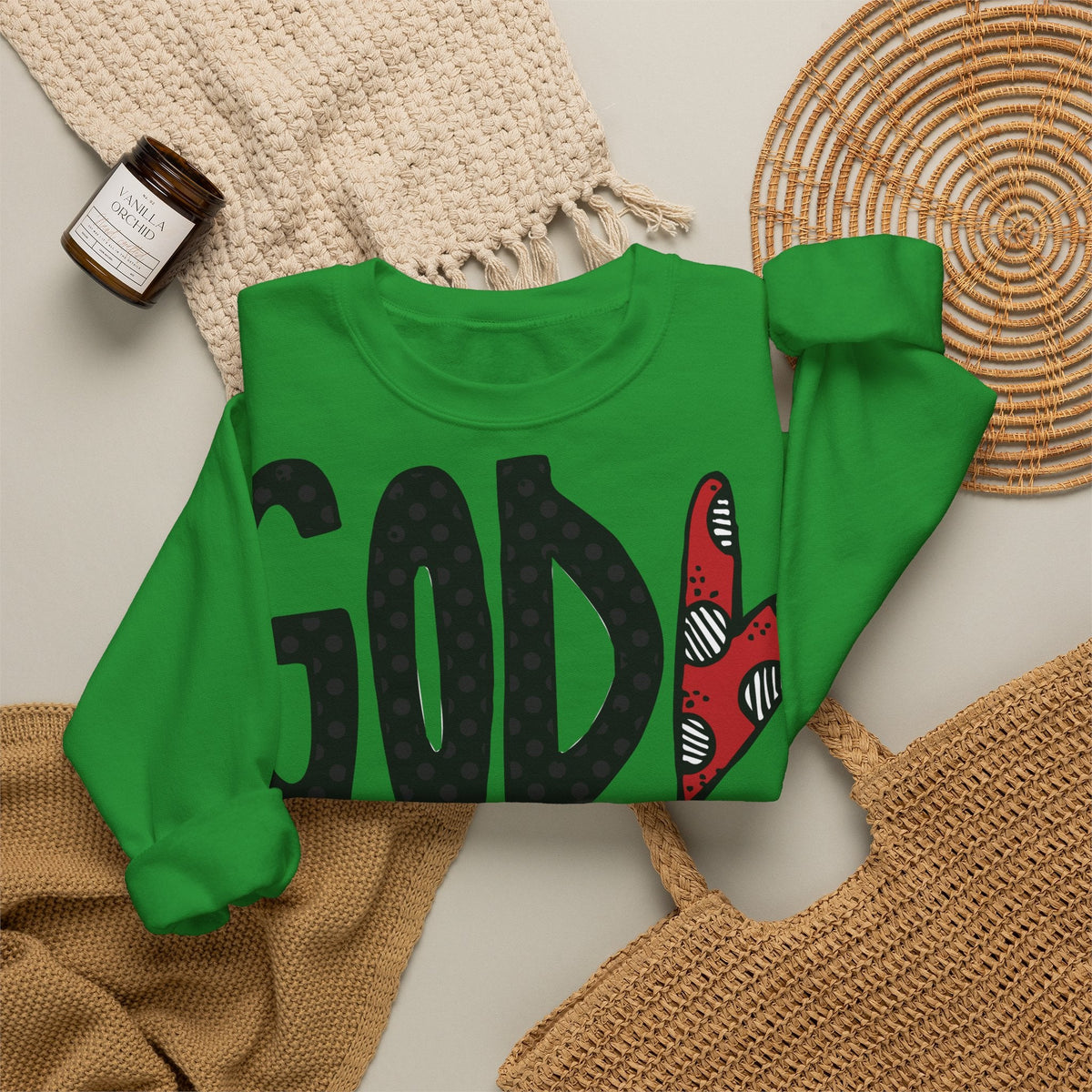 Gott liebt Seine Kinder Sweatshirt – Faith-Crewneck für Kinder und Familie