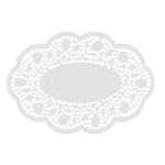 PAPSTAR 500 Mokkadeckchen oval weiss